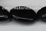 CNG55 15.5 inches 10*12mm - 20*35mm nuggets black agate beads