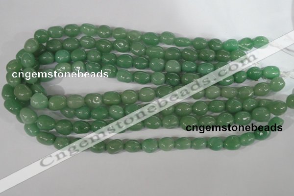 CNG551 15.5 inches 10*13mm nuggets green aventurine beads