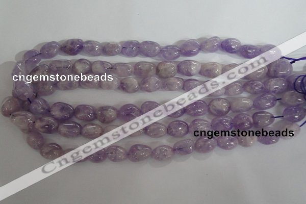 CNG553 15.5 inches 12*16mm nuggets lavender amethyst beads