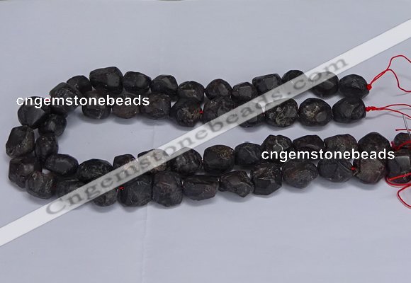 CNG5535 15.5 inches 10*14mm - 12*16mm nuggets garnet beads