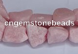 CNG5536 15.5 inches 10*14mm - 12*16mm nuggets Chinese pink opal beads