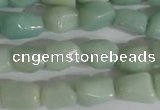 CNG554 15.5 inches 6*8mm nuggets amazonite gemstone beads