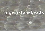 CNG555 15.5 inches 7*10mm nuggets white crystal beads