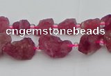 CNG5550 15.5 inches 4*6mm - 8*12mm nuggets pink tourmaline beads