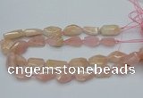 CNG5590 15.5 inches 15*20mm - 22*30mm faceted freeform morganite beads