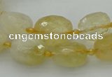 CNG5605 15.5 inches 10*14mm - 13*18mm faceted nuggets citrine beads