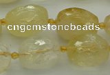 CNG5606 15.5 inches 12*16mm - 15*22mm faceted nuggets citrine beads