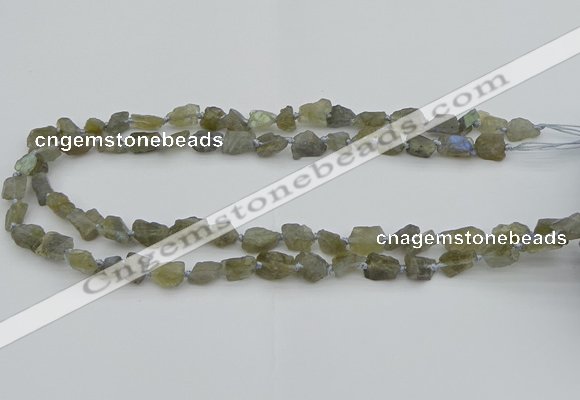 CNG5620 6*9mm - 10*16mm nuggets labradorite gemstone beads