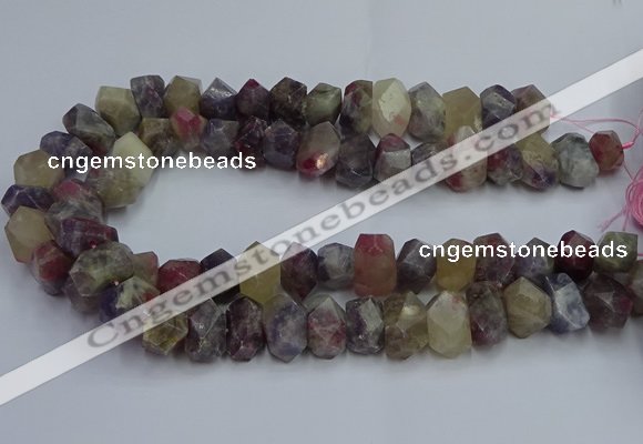 CNG5627 15.5 inches 10*14mm - 13*18mm faceted nuggets tourmaline beads