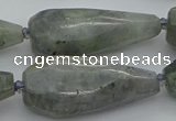 CNG5642 15.5 inches 15*35mm - 18*45mm faceted teardrop labradorite beads