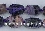 CNG5685 15.5 inche 12*16mm - 15*20mm faceted nuggets charoite beads