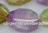 CNG5688 20*30mm - 35*45mm faceted freeform mixed quartz beads