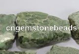 CNG570 25*30mm - 30*40mm nuggets serpentine jasper beads