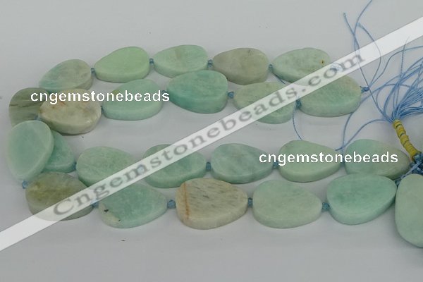 CNG5702 15.5 inches 22*30mm - 28*35mm freeform amazonite beads