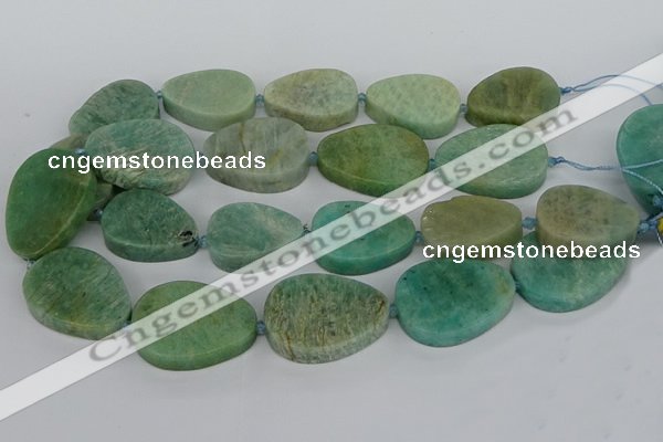 CNG5703 15.5 inches 22*30mm - 28*35mm freeform amazonite beads