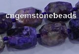 CNG5710 15.5 inches 12*16mm - 13*18mm faceted nuggets charoite beads