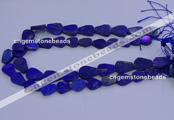 CNG5716 15.5 inches 12*16mm - 15*20mm freeform lapis lazuli beads