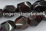 CNG5756 15.5 inches 13*18mm - 15*20mm faceted nuggets garnet beads