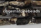 CNG576 5*6mm – 7*12mm nuggets black tourmaline gemstone beads