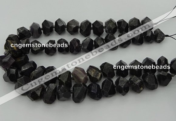 CNG5760 15.5 inches 12*16mm - 15*20mm faceted nuggets charoite beads