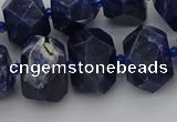 CNG5763 15.5 inches 12*16mm - 15*20mm faceted nuggets sodalite beads