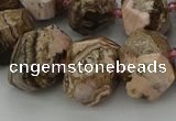 CNG5766 15.5 inches 12*16mm - 15*20mm faceted nuggets rhodochrosite beads