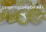 CNG5772 15.5 inches 12*16mm - 15*20mm faceted freeform citrine beads