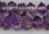 CNG5780 10*14mm - 12*16mm faceted nuggets amethyst beads