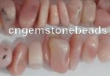 CNG580 15.5 inches 4*10mm nuggets pink opal gemstone chips beads