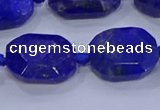 CNG5817 15.5 inches 10*14mm - 12*16mm faceted freeform lapis lazuli beads