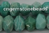 CNG5840 15.5 inches 12*16mm - 13*18mm faceted nuggets amazonite beads