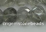 CNG5870 15.5 inches 8*12mm - 12*16mm faceted freeform cloudy quartz beads