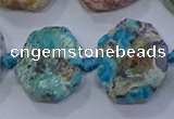 CNG5895 15.5 inches 10*14mm - 12*16mm faceted freeform chrysocolla beads