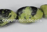 CNG59 15.5 inches 10*16mm - 20*35mm nuggets yellow pine turquoise beads