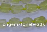 CNG5903 15.5 inches 4*6mm - 6*10mm nuggets rough lemon quartz beads