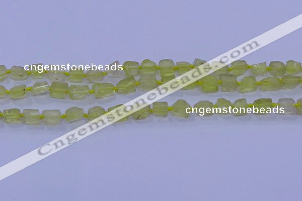 CNG5903 15.5 inches 4*6mm - 6*10mm nuggets rough lemon quartz beads