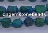 CNG5917 15.5 inches 4*6mm - 6*10mm nuggets rough chrysocolla beads