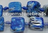 CNG6005 15.5 inches 12*16mm - 15*18mm nuggets agate beads