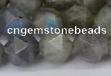 CNG6038 15.5 inches 12mm faceted nuggets labradorite beads