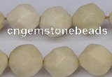 CNG6049 15.5 inches 12mm faceted nuggets jasper beads