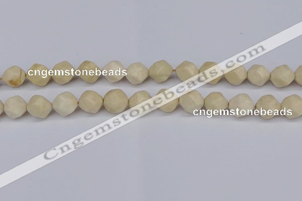 CNG6049 15.5 inches 12mm faceted nuggets jasper beads