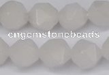 CNG6186 15.5 inches 10mm faceted nuggets white jade beads