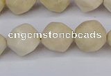 CNG6196 15.5 inches 10mm faceted nuggets jasper beads