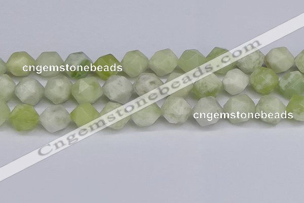 CNG6292 15.5 inches 14mm faceted nuggets lucky jade beads