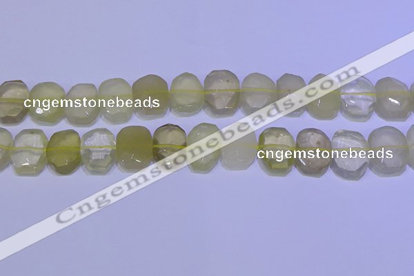 CNG6304 15.5 inches 13*18mm - 15*20mm faceted freeform lemon quartz beads