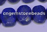 CNG6315 15.5 inches 13*18mm - 15*20mm faceted freeform lapis lazuli beads