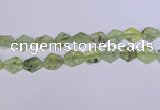 CNG6330 14*18mm - 16*22mm freeform green rutilated quartz beads