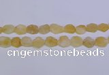 CNG6355 15.5 inches 14*18mm - 16*22mm freeform matte citrine beads