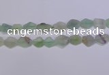 CNG6361 15.5 inches 14*18mm - 16*22mm freeform matte fluorite beads