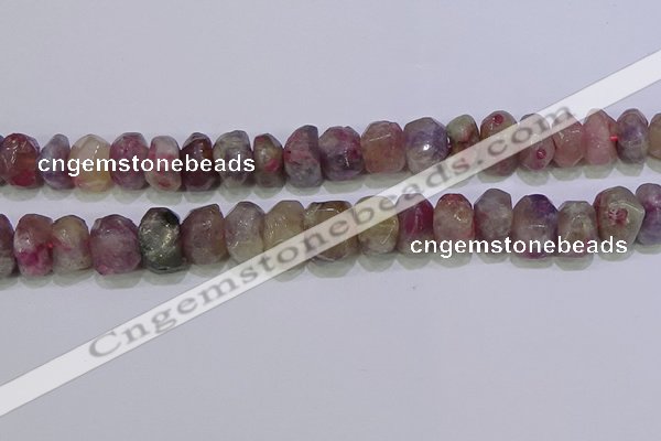 CNG6381 15.5 inches 6*14mm - 8*14mm nuggets tourmaline beads